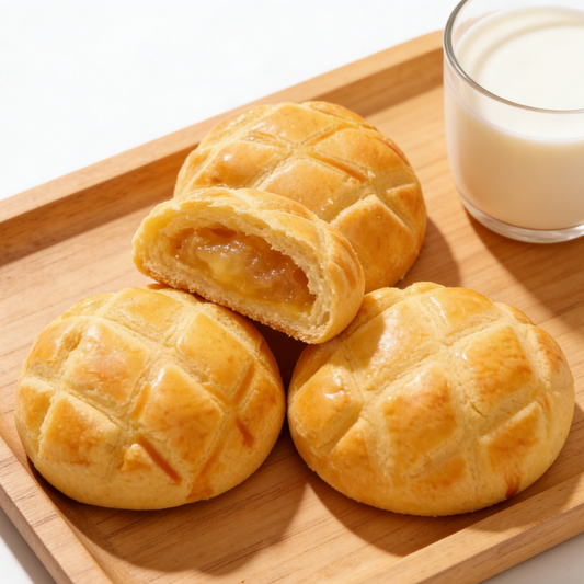 1.41LB/1bag(Includes 10 packages) [Dishifu] Pineapple Crisp Cake,Light & Flaky Crisp Cake Bursting with Pineapple Bits, Naturally Sweet & Tangy, Individually Wrapped for a Refreshing Snack or Tea Pairing