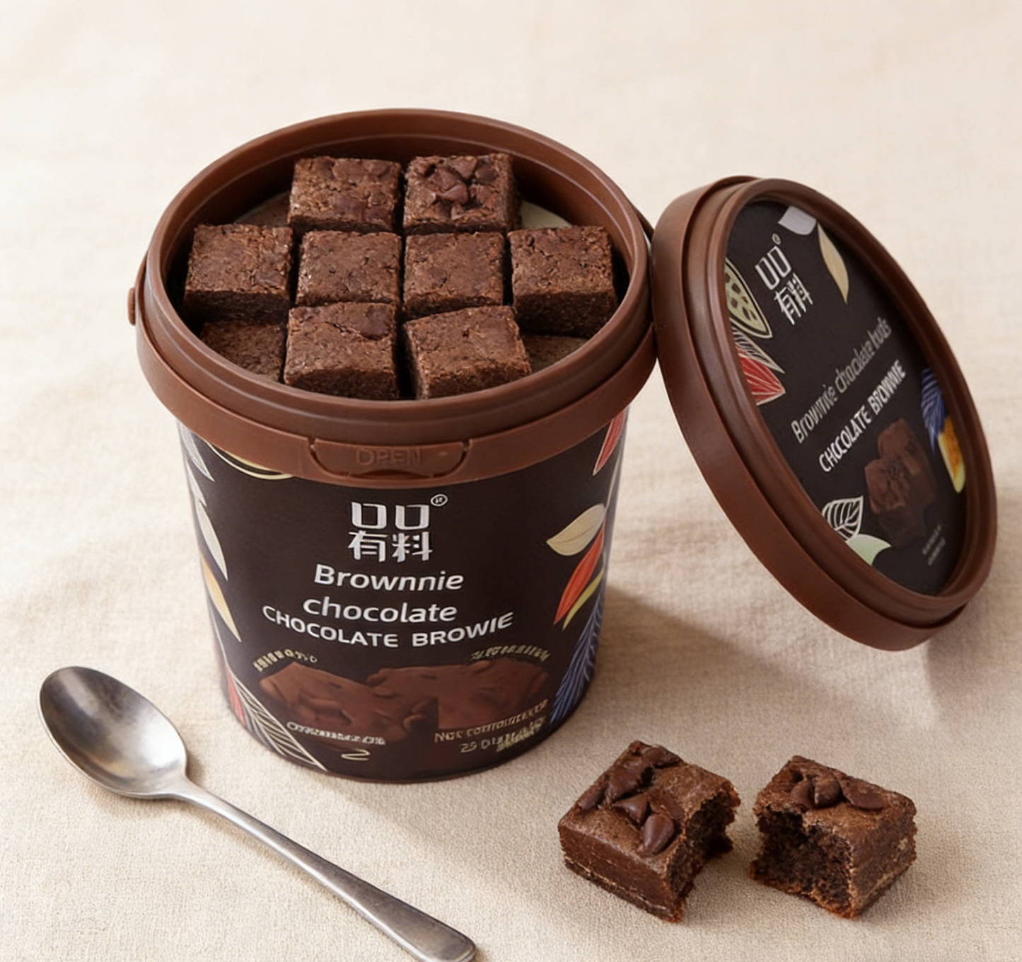 10.71oz/(2 buckets) Brownie Chocolate Lace