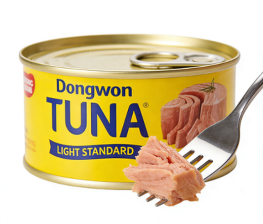 10.58oz(2Canned)South Korea Dongwon（Dongyuan）Light Standard Canned Tuna,Christmas Gifts，Party Snacks