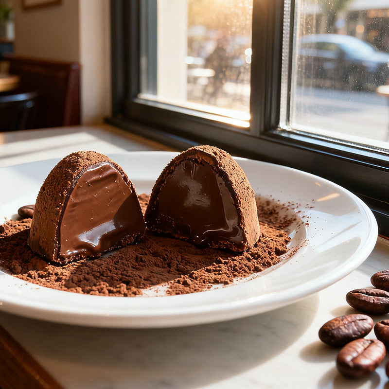 4.23oz/1bag Truffle-shaped cocoa butter substitute chocolate,Party Snacks