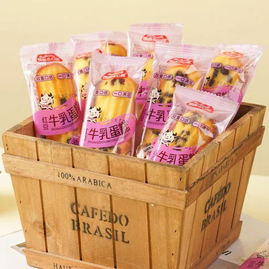 9.97oz/1bag,Banana Red Bean Milk Cake