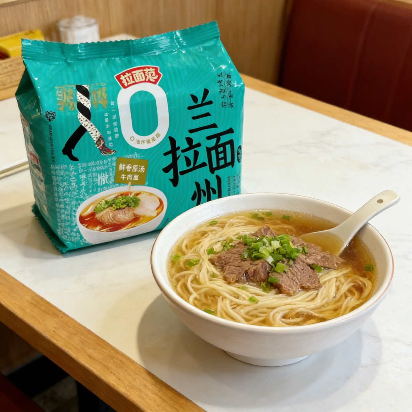1.59 LB（5Packaging）Jinmailang Lanzhou Ramen，Christmas Gifts