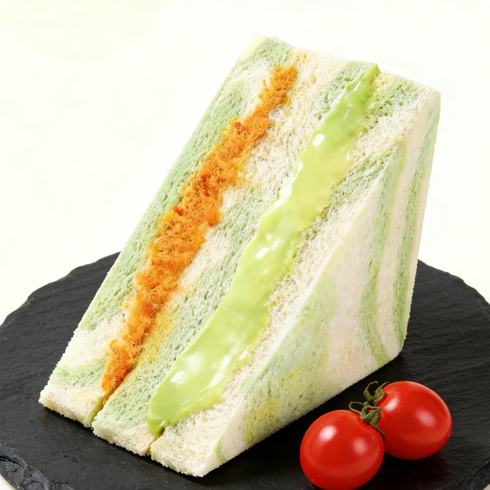 1.48LB/1bag(Includes 10 packages) Avocado and Meat Floss Sandwich,Soft Bread with Creamy Avocado Spread & Savory Pork Floss, Unique Creamy & Savory Combo, Wholesome Snack for Breakfast or Anytime