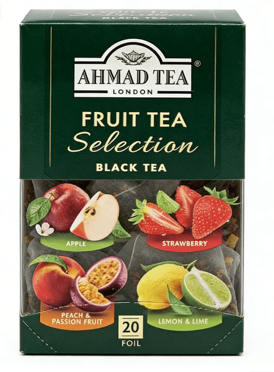 1.41 oz（1Boxed）AHMAD TEA（Yaman Tea）Fruit Tea Selection Fruity Black Tea Bags，Christmas Gifts，Christmas Snacks，New Year Snacks，Party Snacks