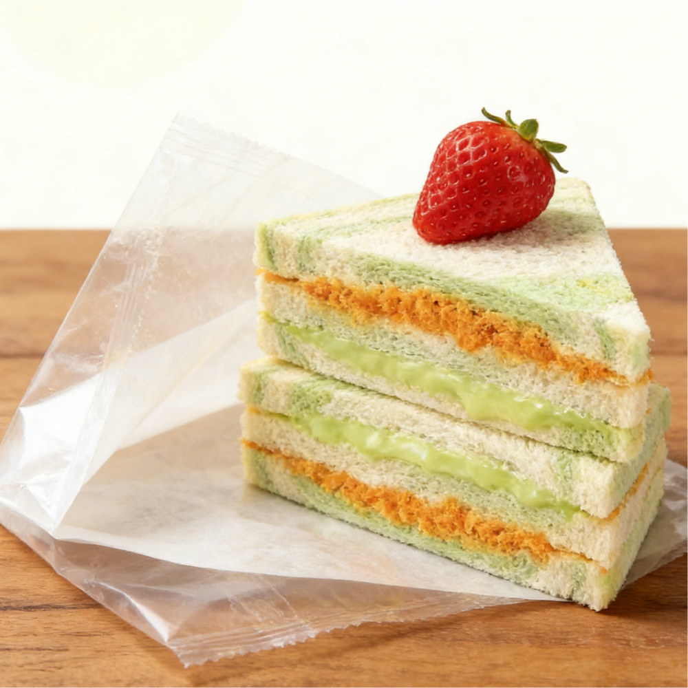 1.48LB/1bag(Includes 10 packages) Avocado and Meat Floss Sandwich,Soft Bread with Creamy Avocado Spread & Savory Pork Floss, Unique Creamy & Savory Combo, Wholesome Snack for Breakfast or Anytime