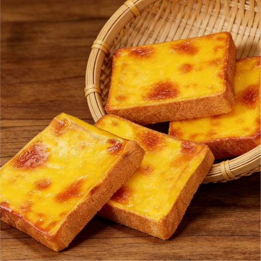 1.04LB/1bag(Includes 8 packages) [Gufuyu]Rock-fired Toast,Mixed Flavor,More Fillings, Crispy Outside & Gooey Inside, Perfect Quick Breakfast or Snack Variety Pack