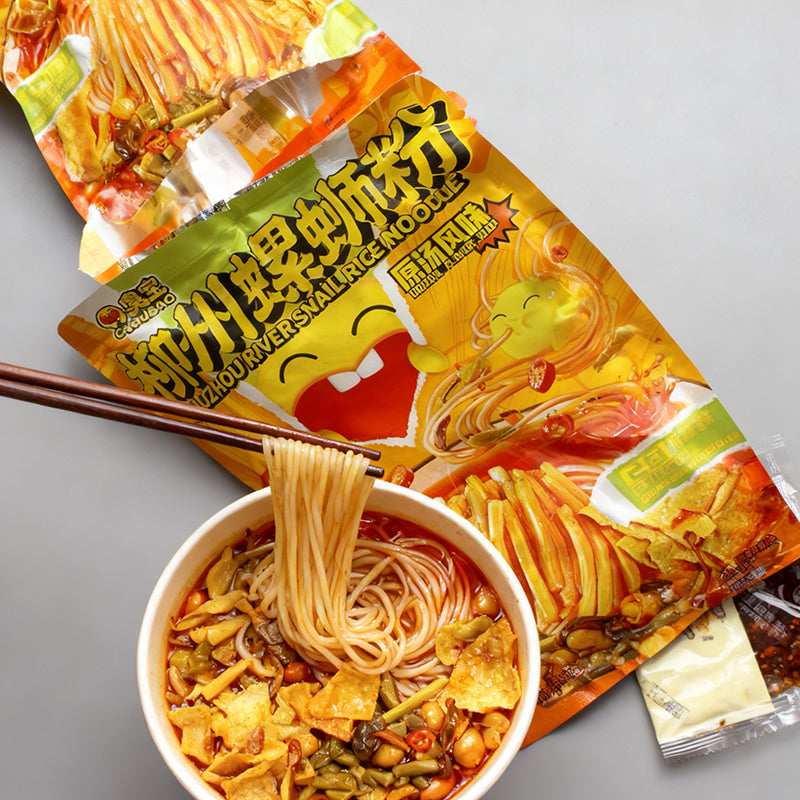 12.34oz（1Bag）Stinky Treasure Liuzhou Snail Noodles,Christmas Gifts，Christmas Snacks，New Year Snacks，Party Snacks