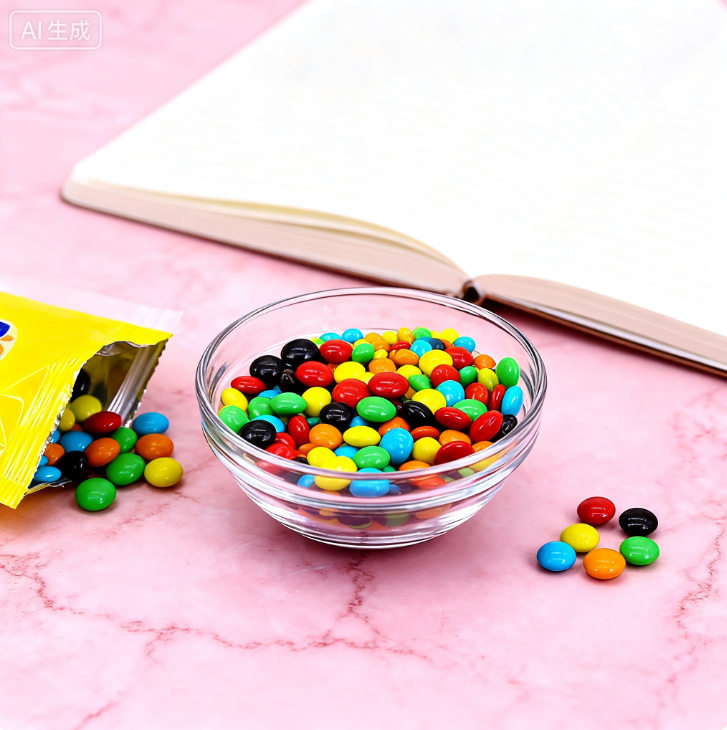 Colorful Chocolate Beans Festive Outfit Lightly Sweet Cocoa×Colorful Series Individually packaged to lock in the childlike universe