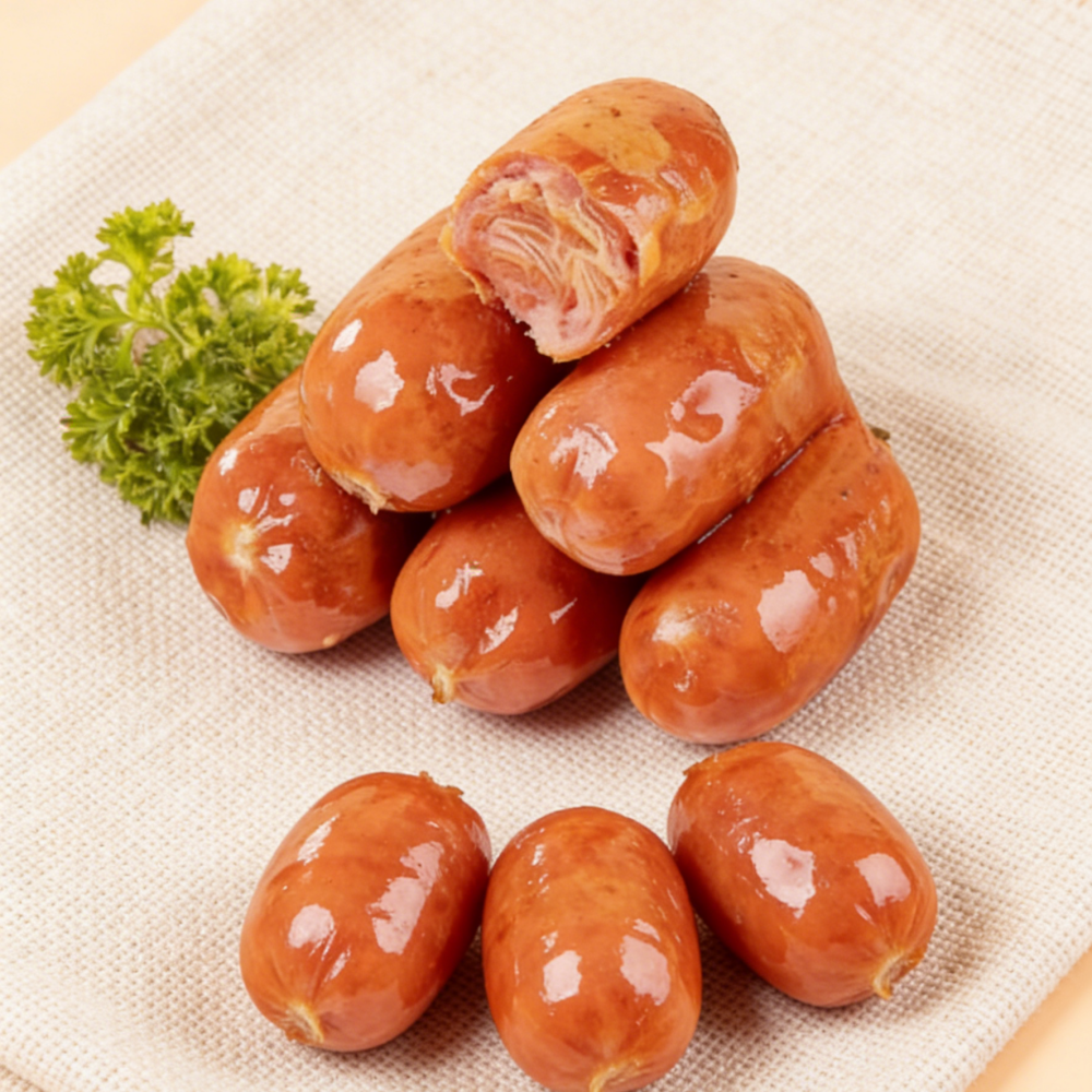 3.98oz/1bag Charcoal Grilled Small Meat Egg,Chewy & Flavorful, Ready-to-Eat Protein Snack for On-the-Go or Beer Pairing