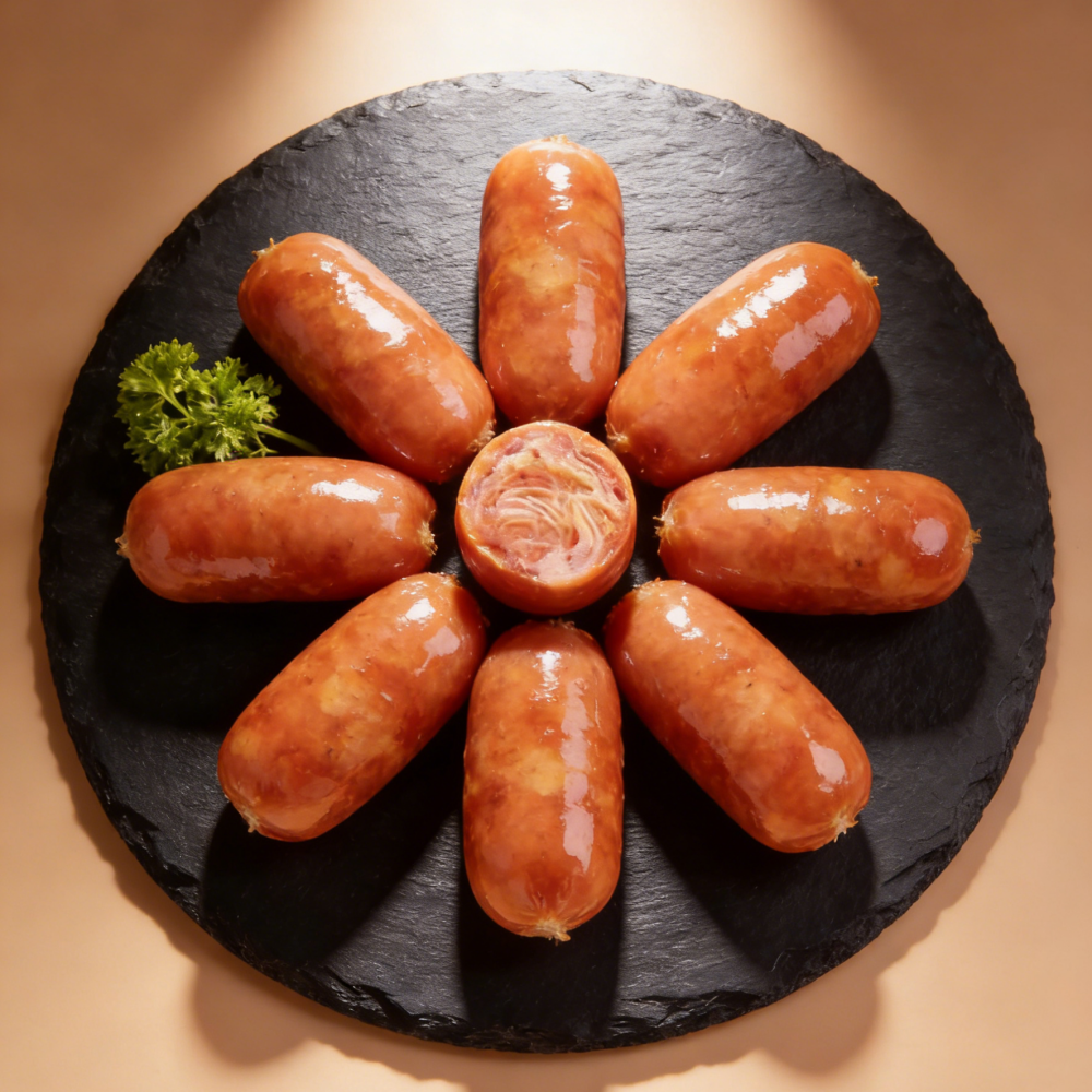 3.98oz/1bag Charcoal Grilled Small Meat Egg,Chewy & Flavorful, Ready-to-Eat Protein Snack for On-the-Go or Beer Pairing