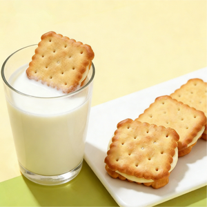 Lemon Flavor Sandwich Cookies,Crispy Biscuits with Zesty Lemon Cream Filling