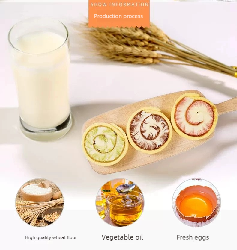 1.1LBS Swiss Roll Earl Gray Tea Bread Breakfast Alternative Animal Cream Cake