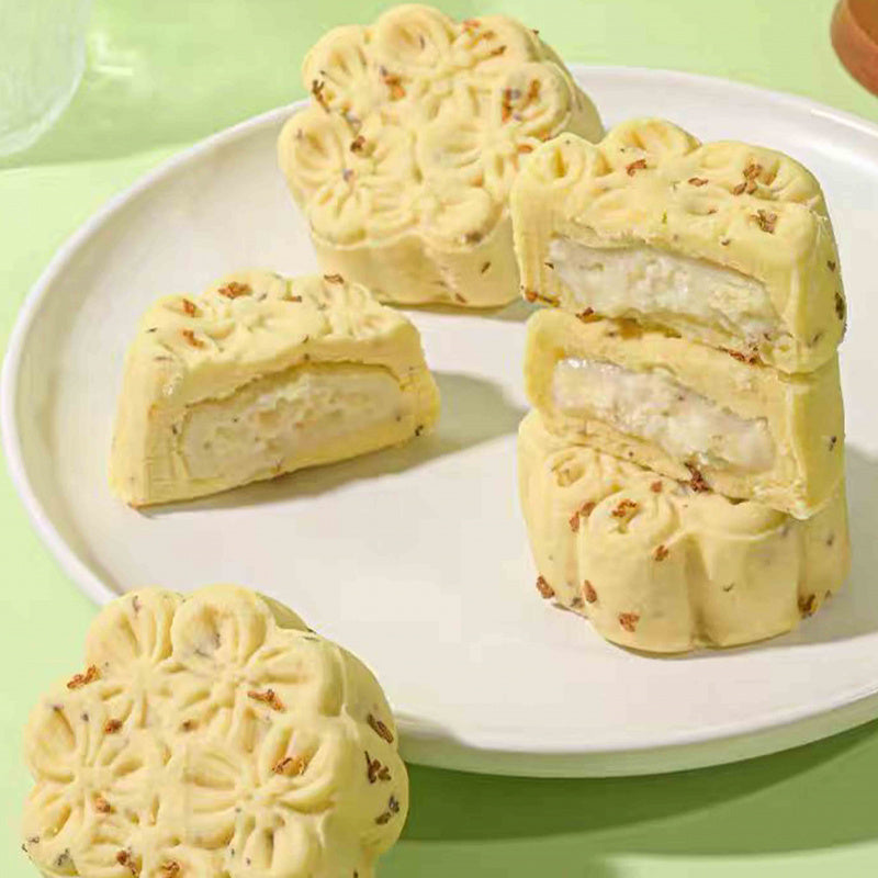 10.09oz/1bag Osmanthus Wine Brewed Mung Bean Cake