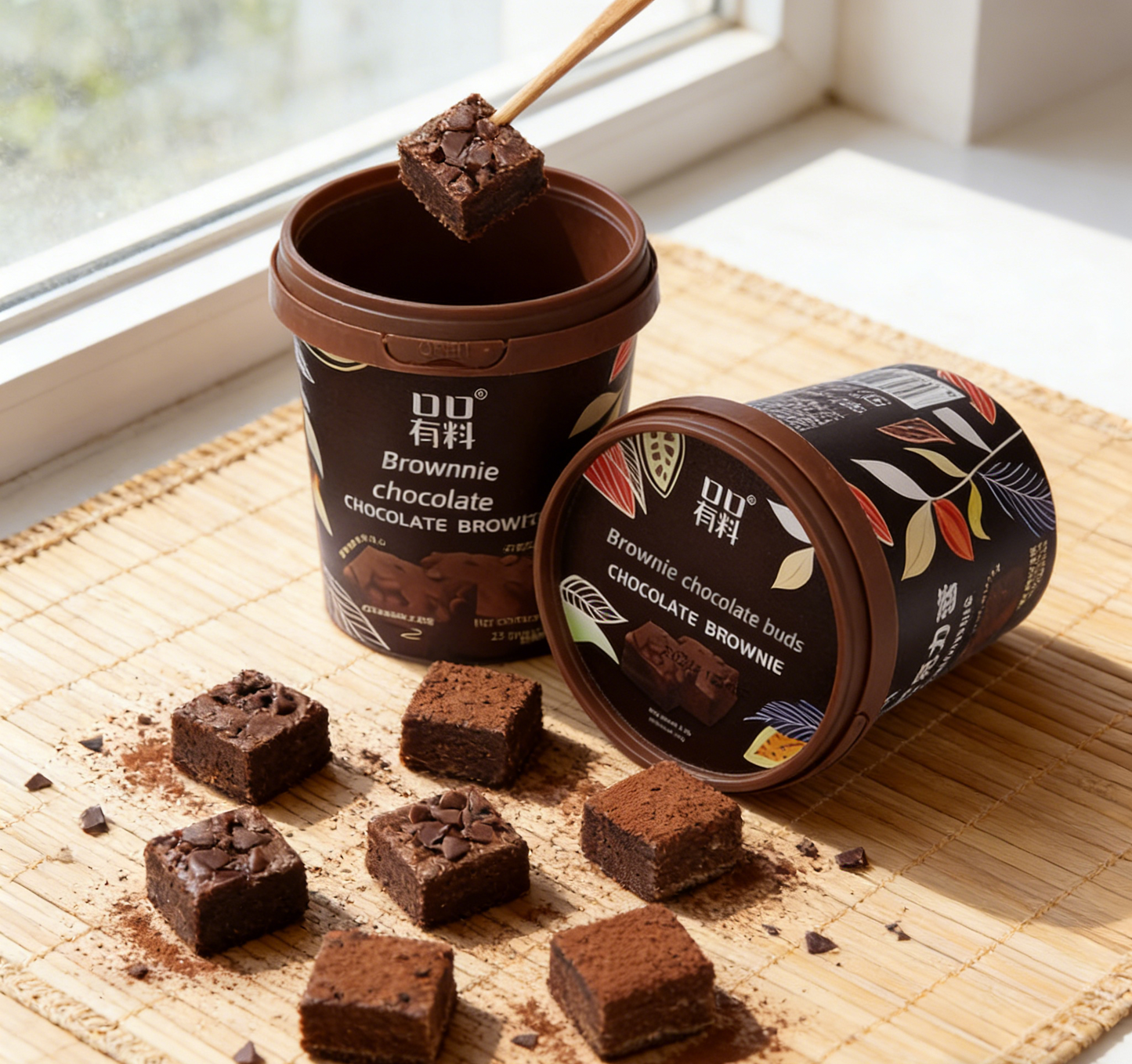 10.71oz/(2 buckets) Brownie Chocolate Lace