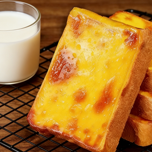 1.04LB/1bag(Includes 8 packages) [Gufuyu]Rock-fired Toast,Mixed Flavor,More Fillings, Crispy Outside & Gooey Inside, Perfect Quick Breakfast or Snack Variety Pack