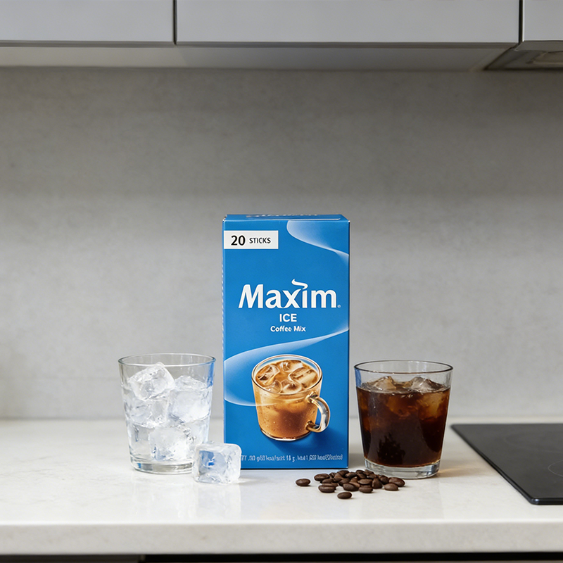 7.05 oz（1Boxed）Maxim ICE Coffee Mix（Ice coffee mix instant coffee）,Christmas Gifts