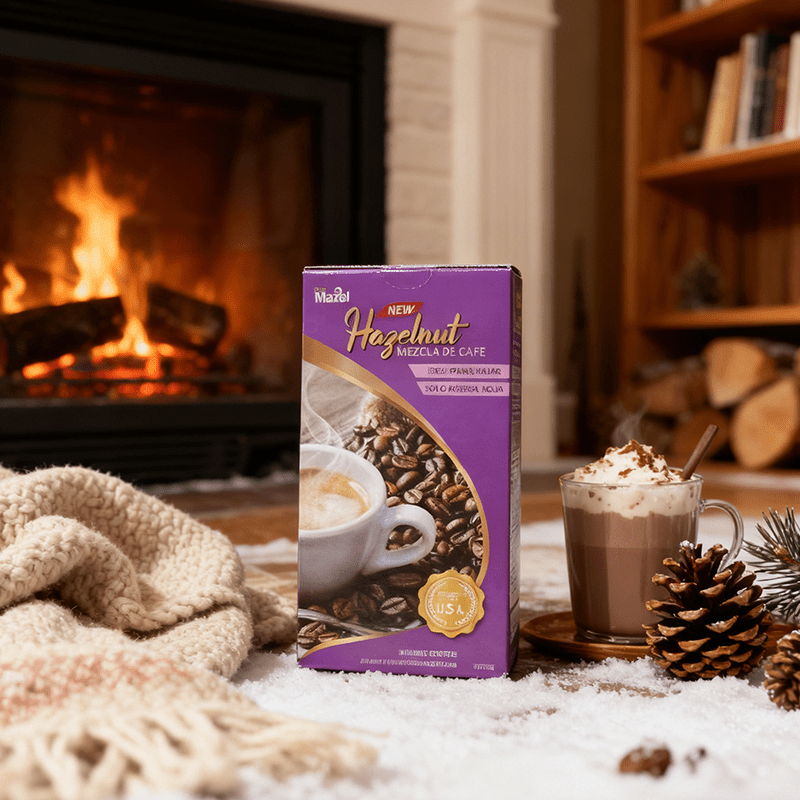 4.23 oz（1Boxed）MaRai Hazelnut flavored instant coffee（Hazelnut Mezcla de Cafe）	Christmas Gifts