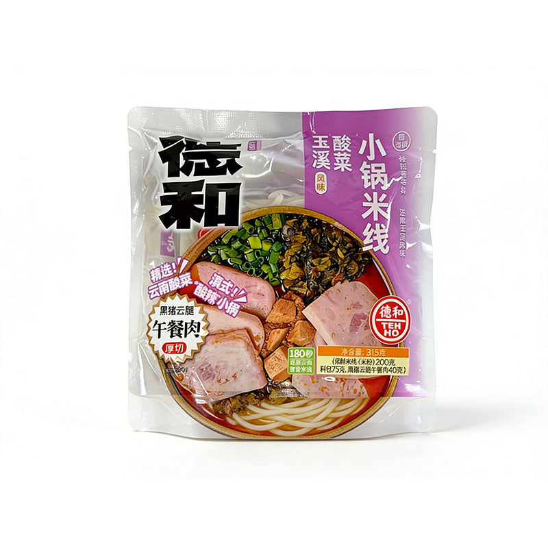 12.35oz，1Bag，Dehe Small Pot Rice Noodles，Christmas gifts