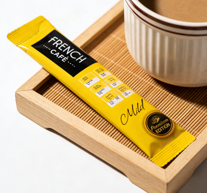 7.83 oz（1Boxed）South Korea, Nanyang French Cafe（Furanchi）Mild Flavored 3-in-1 Instant Coffee，Christmas Gifts，Christmas Snacks，New Year Snacks，Party Snacks