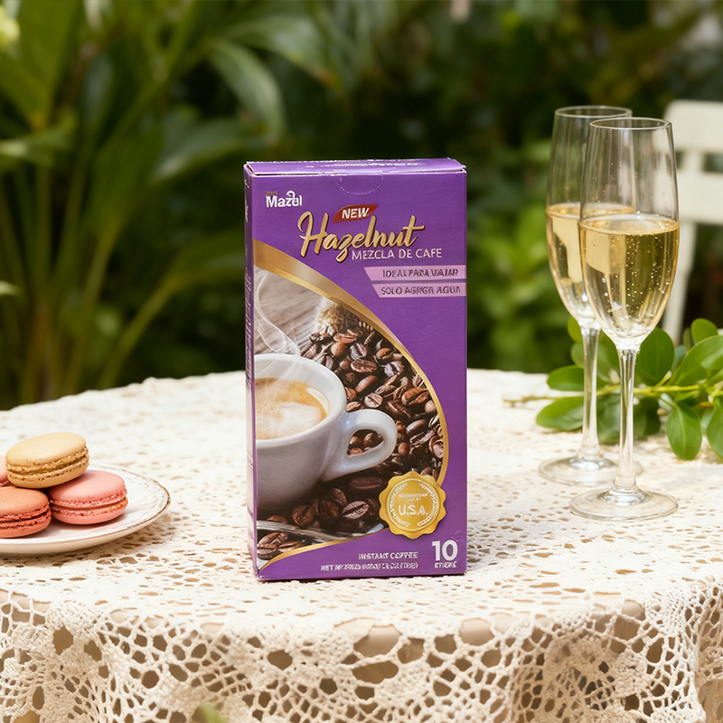 4.23 oz（1Boxed）MaRai Hazelnut flavored instant coffee（Hazelnut Mezcla de Cafe）	Christmas Gifts