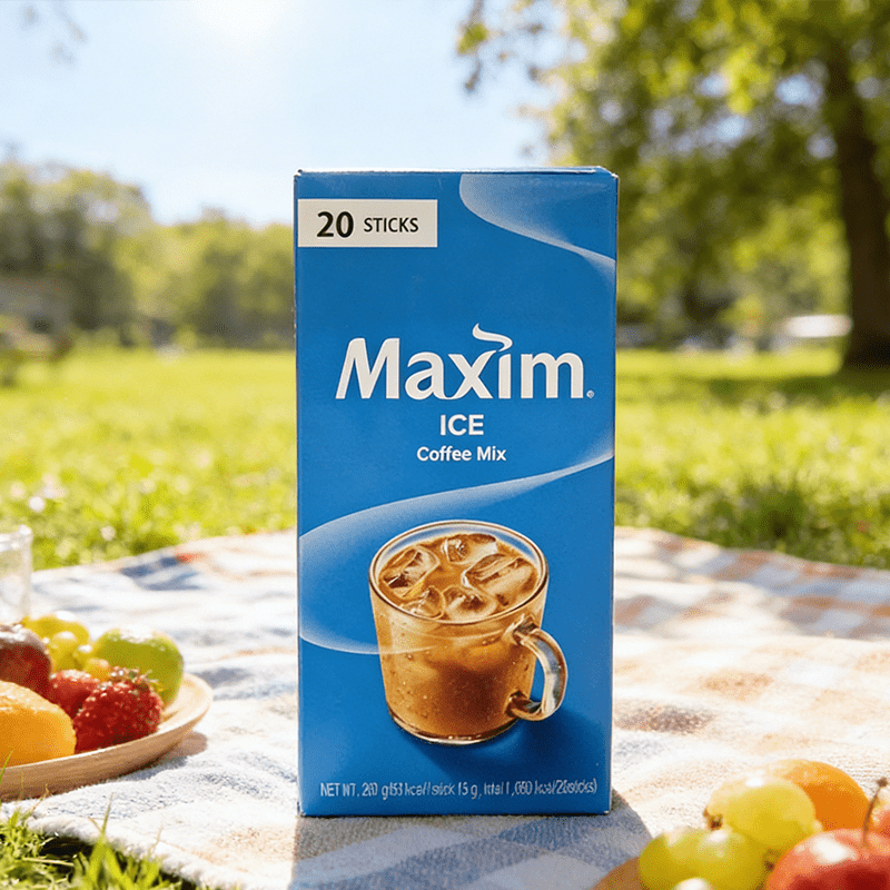 7.05 oz（1Boxed）Maxim ICE Coffee Mix（Ice coffee mix instant coffee）,Christmas Gifts
