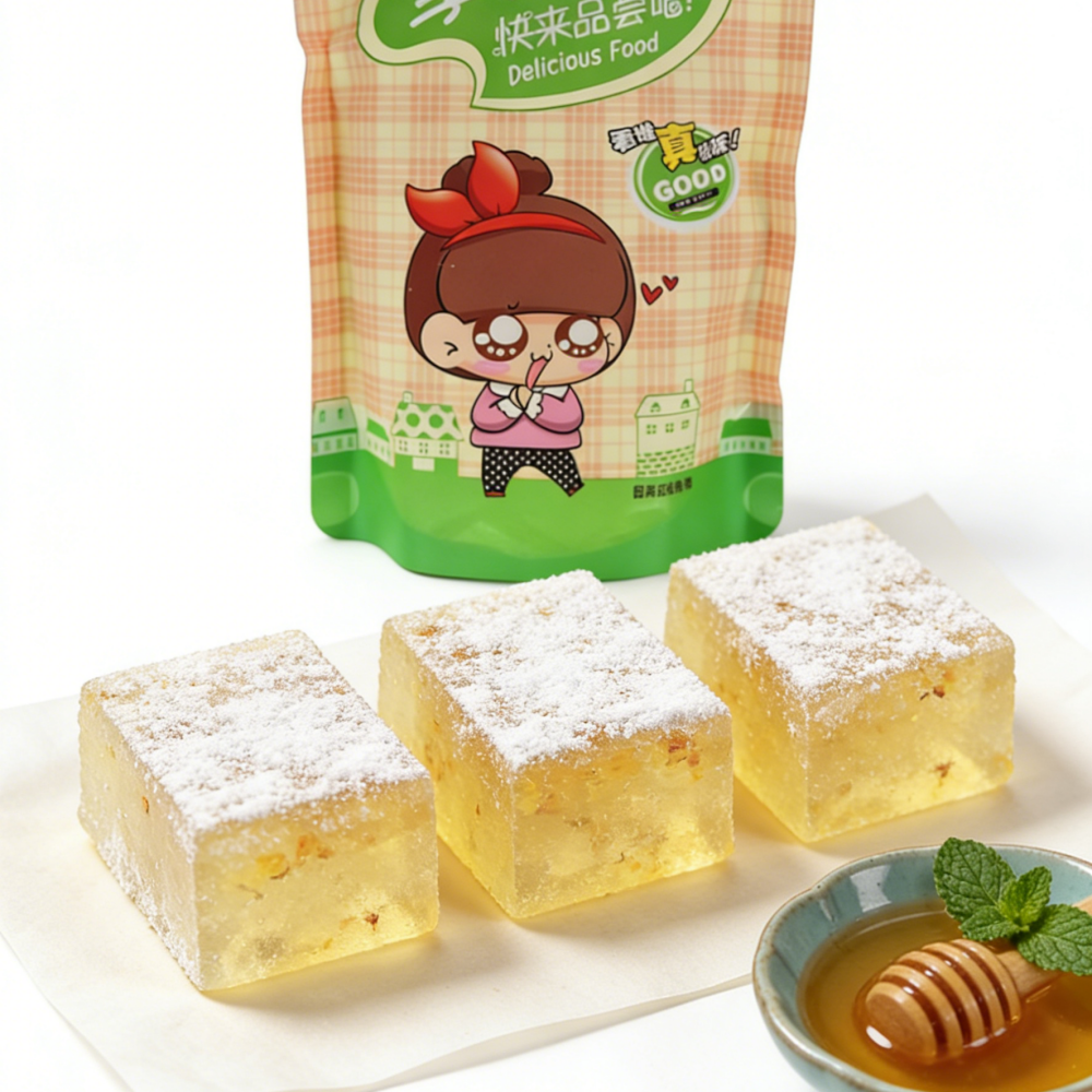 Osmanthus Soft Cake,Infused with Fragrant Osmanthus Flowers, Delicately Soft & Chewy, 9.72oz