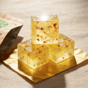 Osmanthus Soft Cake,Infused with Fragrant Osmanthus Flowers, Delicately Soft & Chewy, 9.72oz