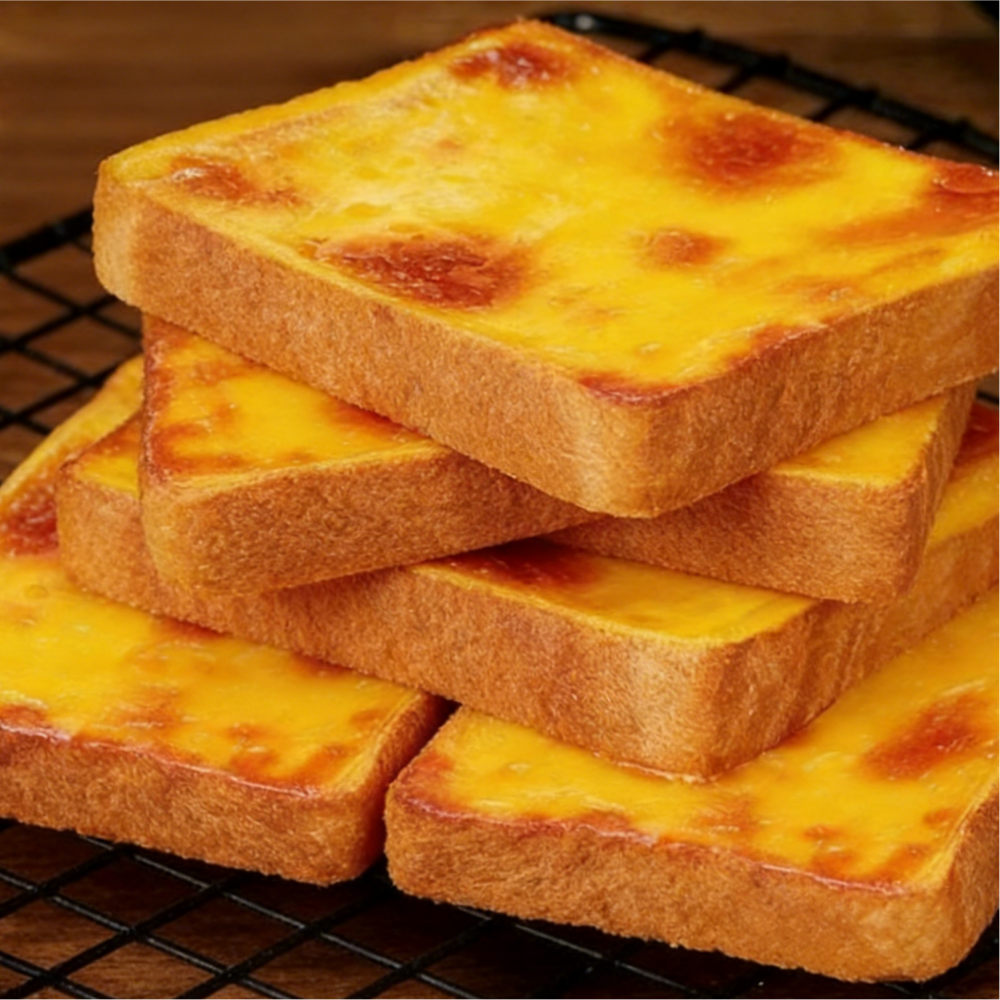 1.04LB/1bag(Includes 8 packages) [Gufuyu]Rock-fired Toast,Mixed Flavor,More Fillings, Crispy Outside & Gooey Inside, Perfect Quick Breakfast or Snack Variety Pack