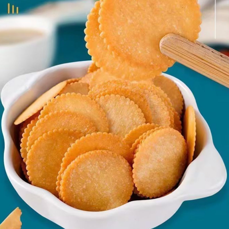 10.93oz/1bag Chive Crispy Crackers