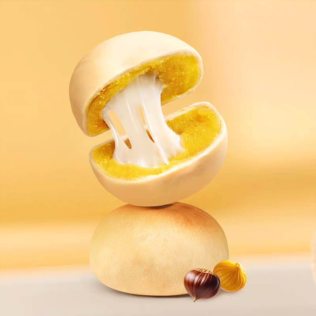 7.78Ounce/Bag【Unicorn with Mighty Muscles】Konjac Glutinous Chestnut Cake