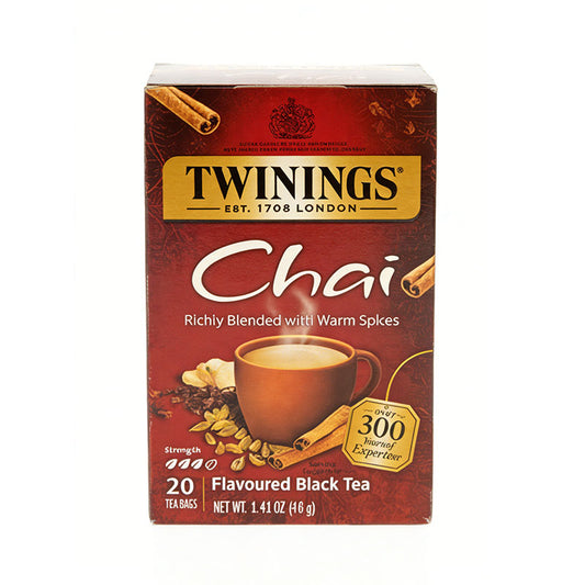 1.41oz，1Boxed	Twinings Chai Flavored Black Tea（20 Bag），Christmas gifts