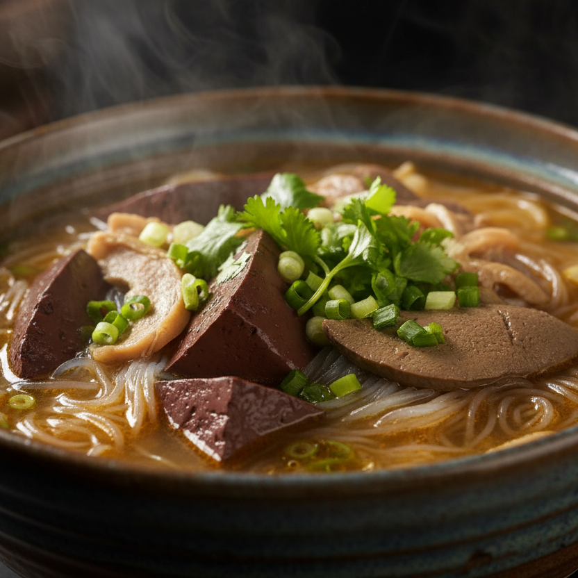鸭血粉丝汤主图特写
