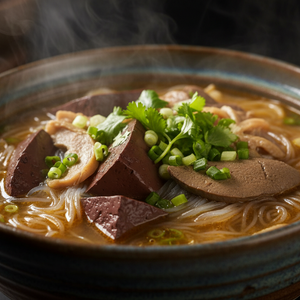 Instant Duck Blood Soup with Vermicelli – Savory & Spicy, Ready in 5 Min, Gluten-Free