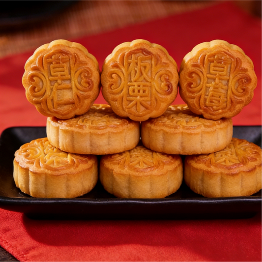 11.81oz/1bag (Includes 12 packages)Mixed Fruit Flavor Mooncakes,Assortment of Mini Mooncakes with Various Fruit Fillings, Soft & Sweet Traditional Pastries Perfect for Mid-Autumn Gifting, Family Sharing, or Tea Time