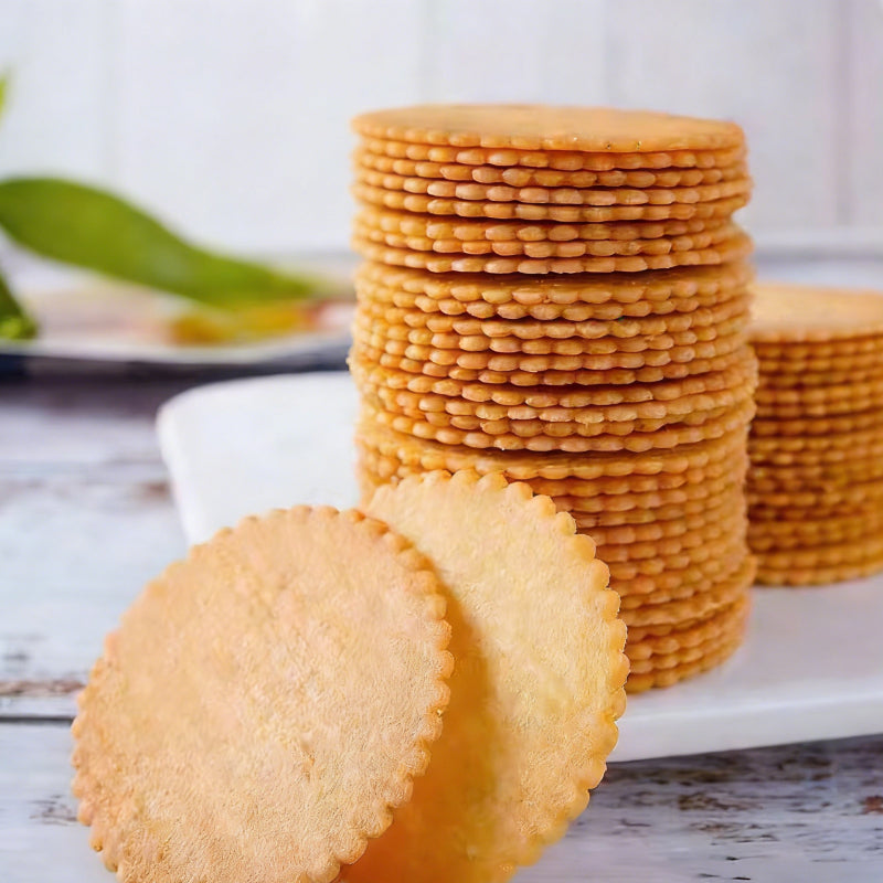 10.93oz/1bag Chive Crispy Crackers