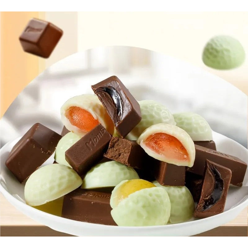 7.76oz/1bag [Gezhongshuang]Mon Lisa Substitute Cocoa Butter Chocolate