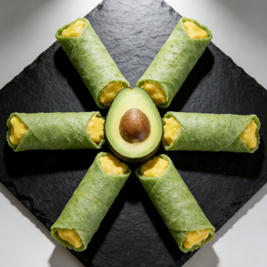 1.05LB/1bag (Includes 14 packages) Banana Avocado Egg Roll,Crispy Spring Roll Wrapper with Sweet Banana & Creamy Avocado Filling, A Unique Sweet & Savory Crunch, Wholesome Snack for Kids and Adventurous Eaters