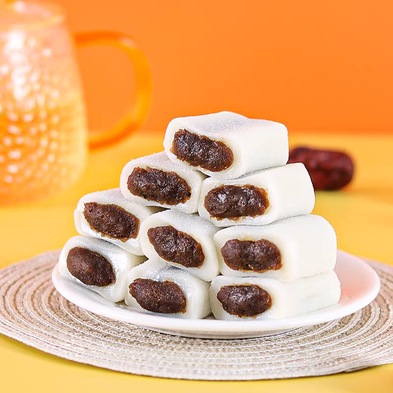 1.12LB/1bag Snow Skin Red Bean Cake,Party Snacks