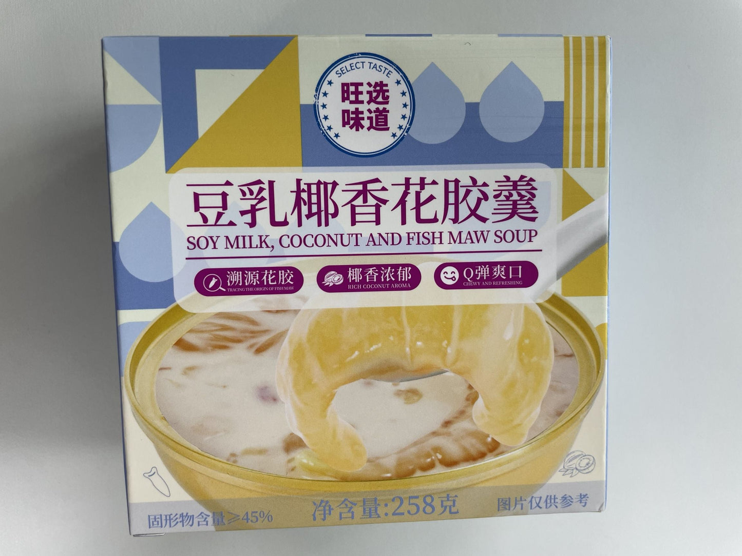1boxed Fish maw soup,Two flavors