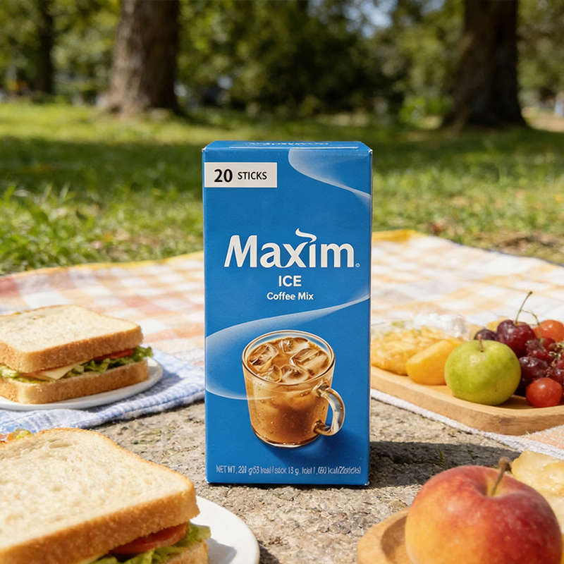 7.05 oz（1Boxed）Maxim ICE Coffee Mix（Ice coffee mix instant coffee）,Christmas Gifts