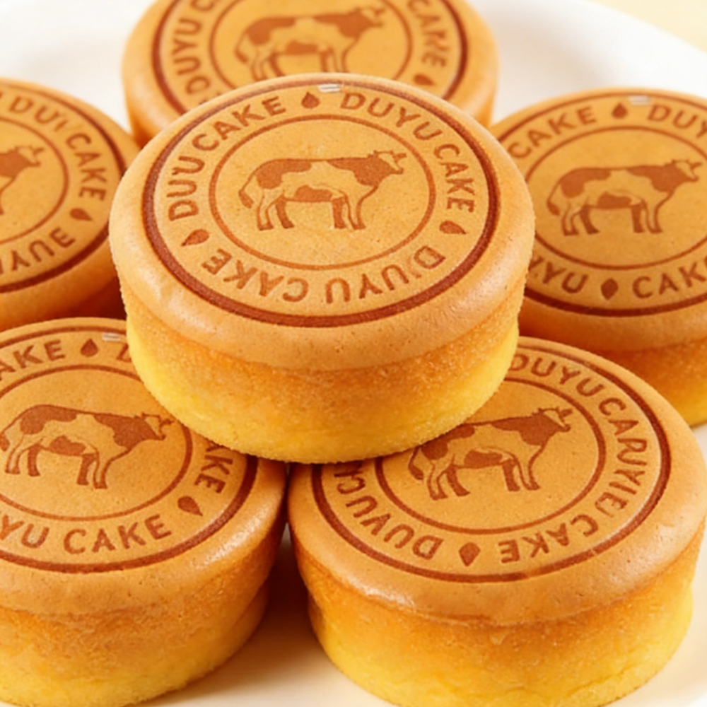 12.58oz/1bag (Includes 6 packages)[Xin Xiaoyu] Light Cheesecake,Fluffy & Moist Japanese-Style Soufflé Cheesecake, Subtly Sweet with a Milky Aroma, Individually Wrapped for a Wholesome Breakfast, Dessert