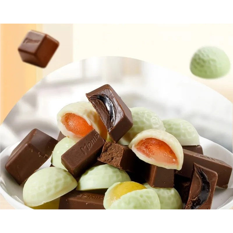 7.76oz/1bag [Gezhongshuang]Mon Lisa Substitute Cocoa Butter Chocolate