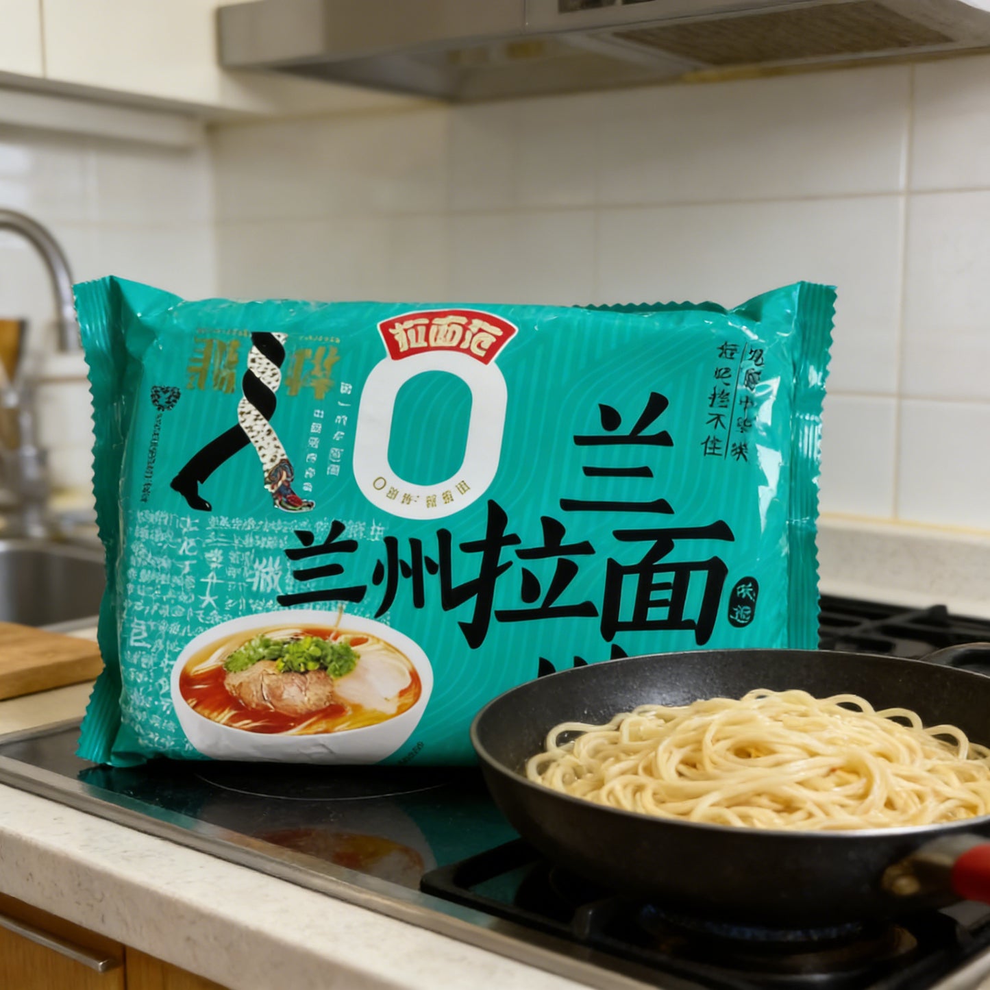 1.59 LB（5Packaging）Jinmailang Lanzhou Ramen，Christmas Gifts