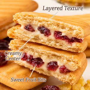 Milk Nougat-Filled Crispy Cookies – 7.39 oz