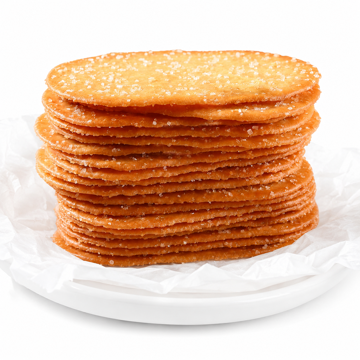 Sweet Sugar-Sprinkled Thin Crispy Biscuits - 5.8 lbs Jumbo Stock-Up Bulk Pack