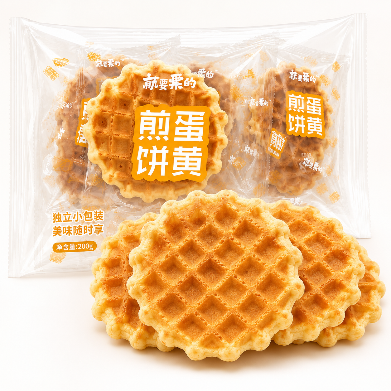 Egg yolk pancake,Crumbly & Rich Shortbread Texture,8.51oz