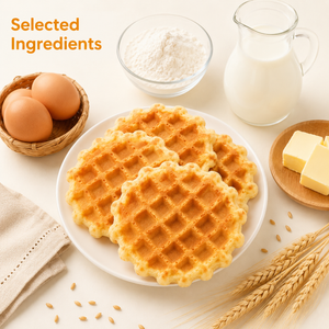 Egg yolk pancake,Crumbly & Rich Shortbread Texture,8.51oz