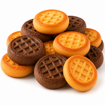 French-style Mini Cookies,Crispy & Buttery Bite-Sized Biscuits, Classic Vanilla Flavor,10.11oz