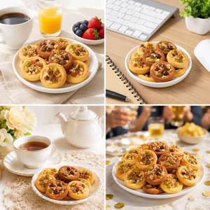 Mini Round Cookie with Nuts, Seeds & Dried Fruit, A Wholesome & Crunchy Bite-Sized Snack,11.8oz