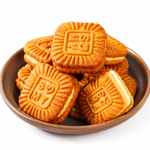 Caramel Filled Cookies,Crispy Butter Cookies, Irresistibly Sweet & Buttery, 10.43oz